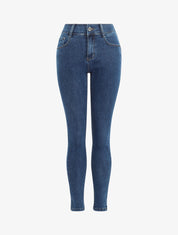 Jean push up coupe skinny - Bleu - 1