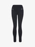 Pantalon 7/8 bande dentelle - noir - 3