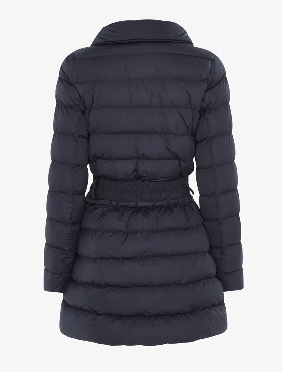 Doudoune matelassée zip en biais - Marine - 4