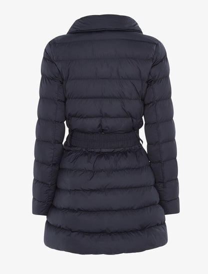 Doudoune matelassée zip en biais - Marine - 4