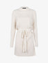 Robe pull ceinturée - Beige - 1