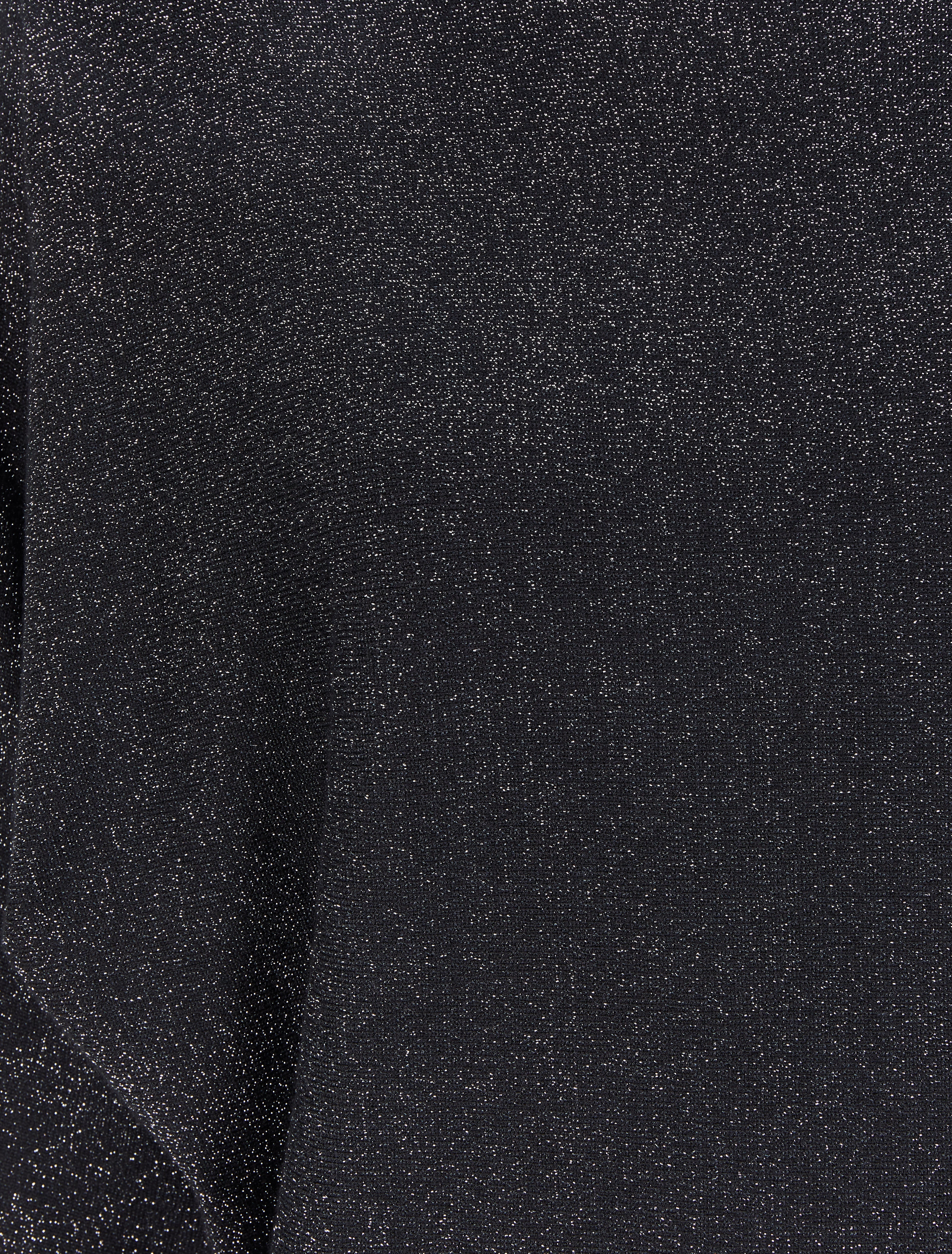 Pull fin oversize chauve-souris irisé - Noir - 3