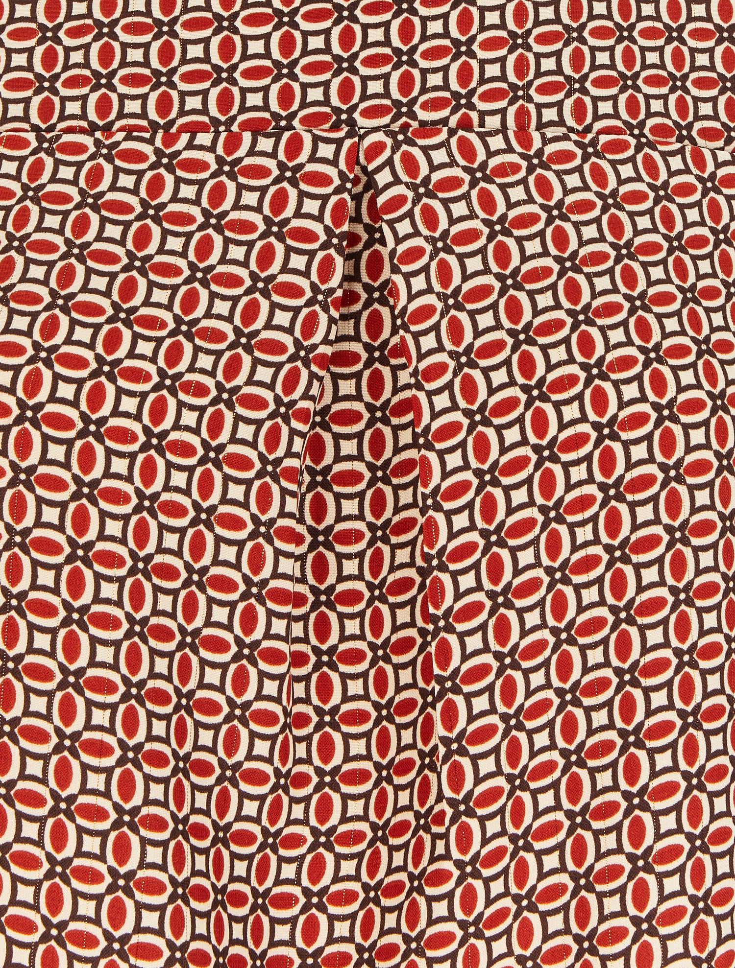 Blouse à motifs graphiques - Rouge - 3