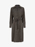 Robe chemise à imprimé feuilles d&