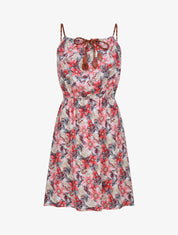 Robe patineuse à imprimé multi-fleurs - Rose - 5
