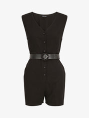 Combishort fluide - Noir - 1