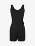 Combishort fluide unie - Noir - 4