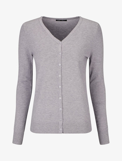 Gilet classique col V - Gris - 1