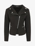 Veste style perfecto en suédine - Noir - 1