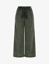 Pantalon ample en velours côtelé - Vert - 4