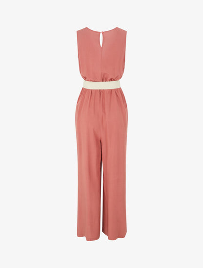 Combinaison fluide sans manches - Corail - 2