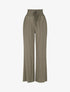 Pantalon fluide uni à poches - Kaki - 4