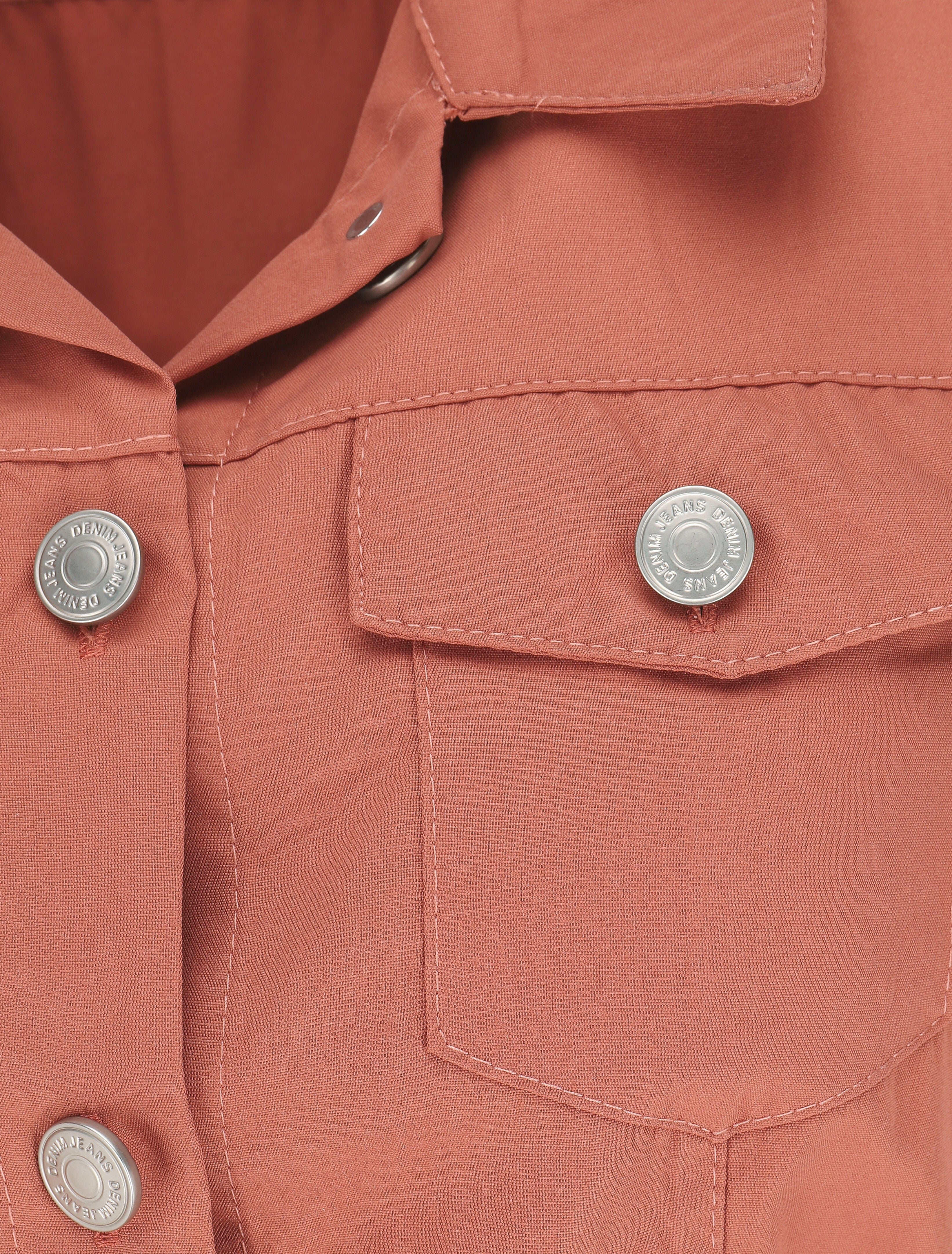 Combishort droite uni sans manches - Vieux rose - 3