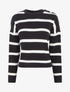 Pull rayé boutonné à l&