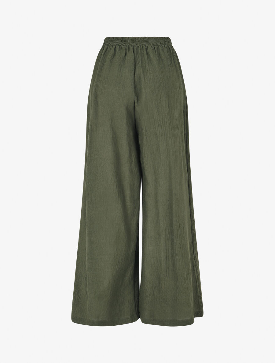 Ensemble top sans manches et pantalon - Kaki - 5