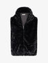 Veste sans manches en fausse fourrure - Noir - 1