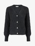 Gilet duveteux à détail irisé - Noir - 1