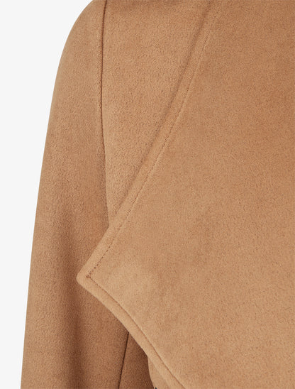 Giacca in suedine con collo a scialle - Chameau