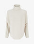 Pull uni à manches chauves-souris - Crème - 1