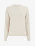 Pull uni à empiècement oeillets - Beige - 1