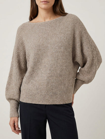 Maglione in maglia a maniche lunghe pipistrello - Talpa