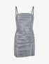 Robe bandeau à détail drapé - Noir - 1