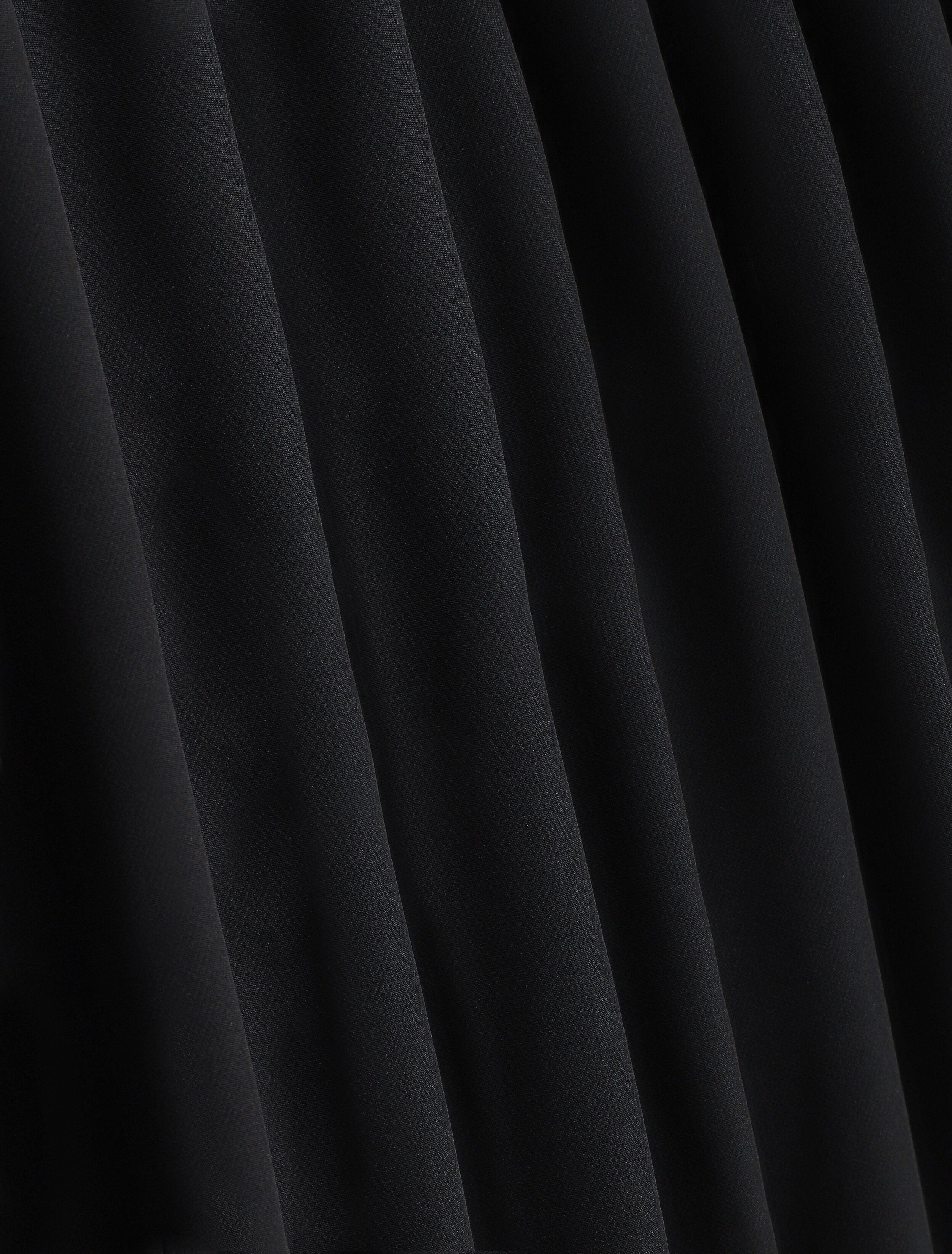 Blazer ouvert à manches plissées - Noir - 3