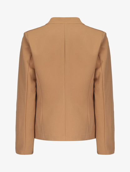 Blazer casual ouvert - Camel - 2