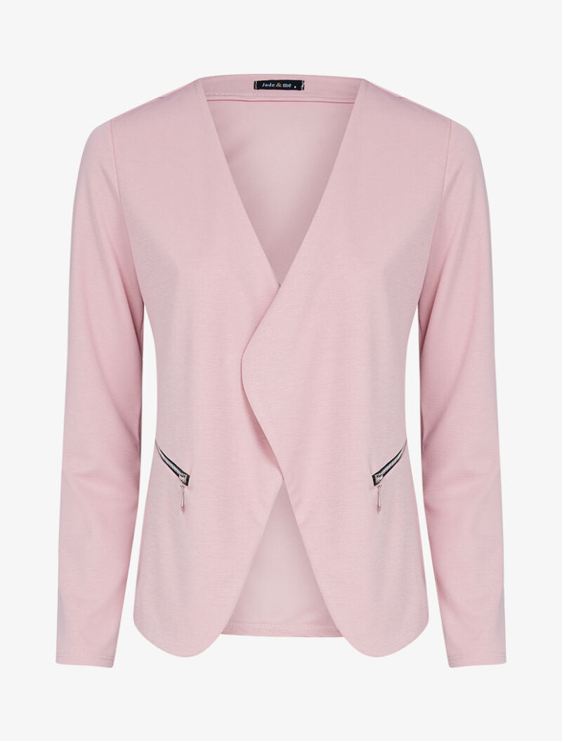Veste à pans biseautés - Rose - 1