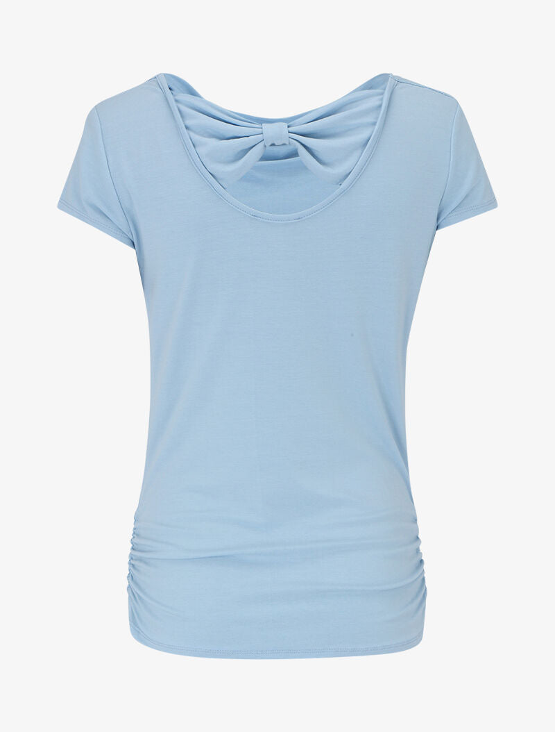 Top à dos stylisé - Bleu ciel - 2