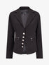 Blazer officier à boutons décoratifs - Noir - 4