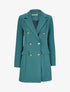 Blazer extra long style officier - Bleu charrette - 1