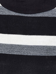 Tunique rayée à manches trompe l&