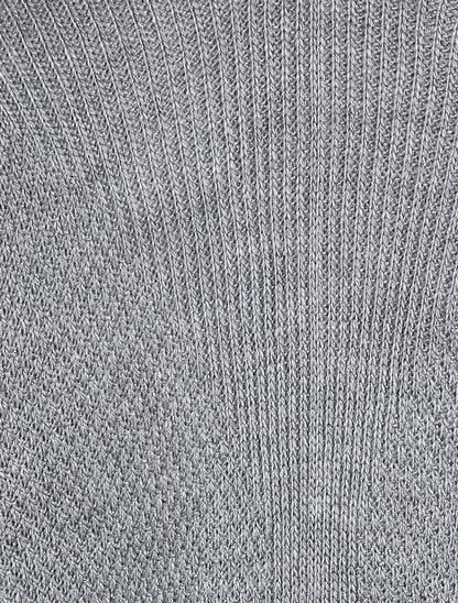 Gilet ouvert oversize à manches dolman - Gris - 3