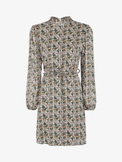 Robe bohéme à imprimé pâquerettes - Vert - 5