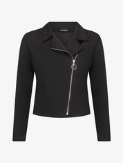 Blazer léger style perfecto - Noir - 1