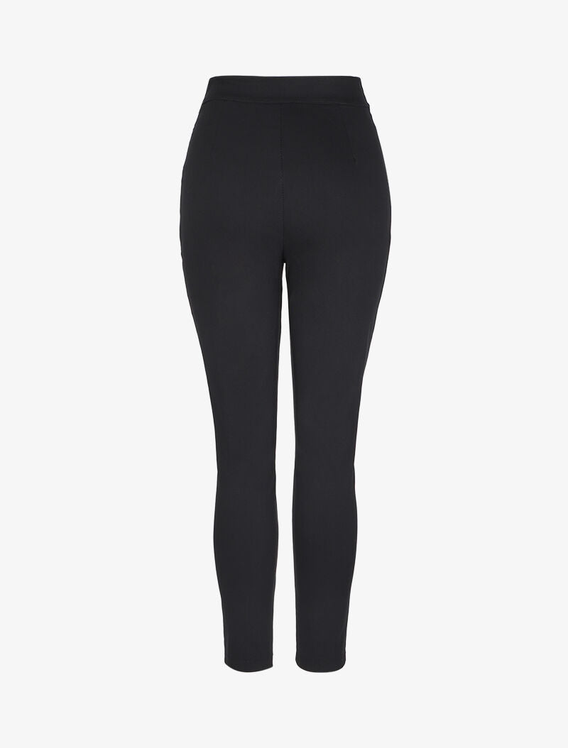Pantalon empire à boutons décoratifs - Noir - 2
