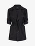 Veste en suédine à manches coudées ajustables - Noir - 1