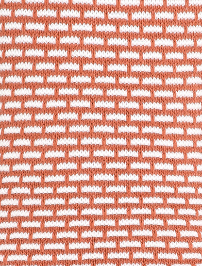 Pull sans manches à imprimé effet brique - Rose - 3