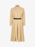 Veste longue à bords fendus - Beige - 4