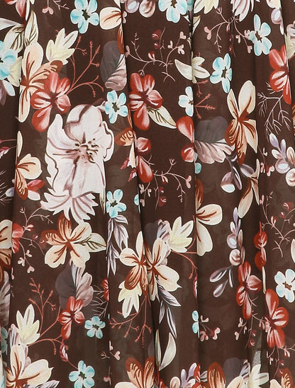 Robe patineuse imprimé fleurs d&