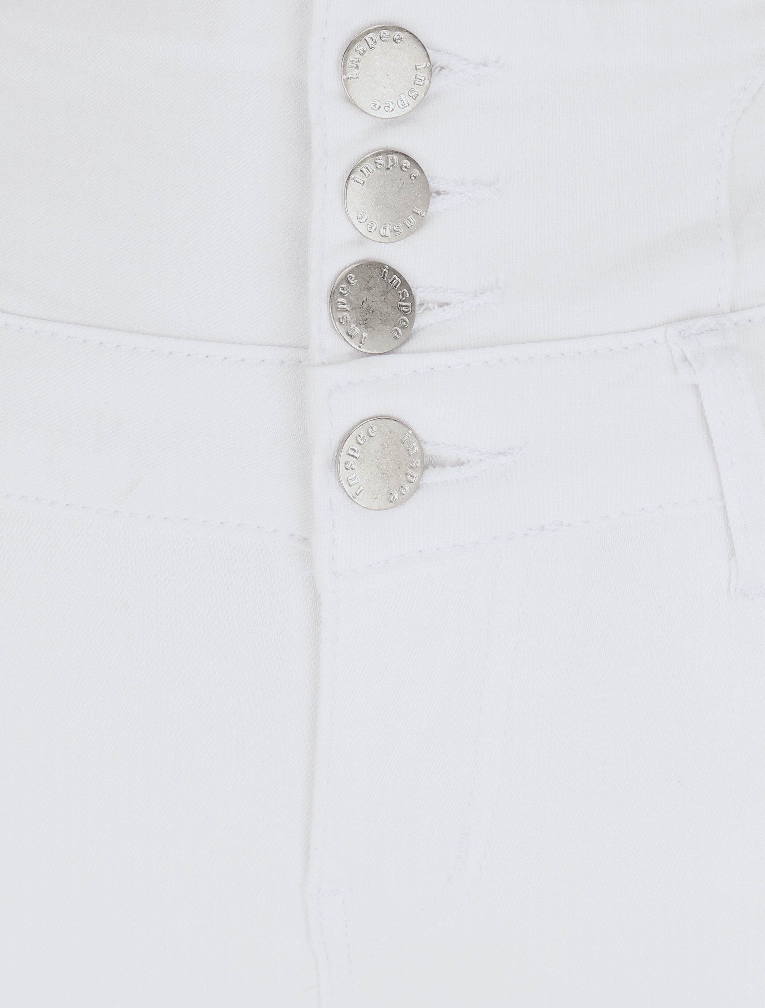 Jean taille haute coupe skinny - Blanc - 3