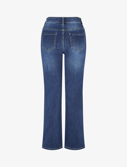 Jean basic coupe droite - Bleu - 2