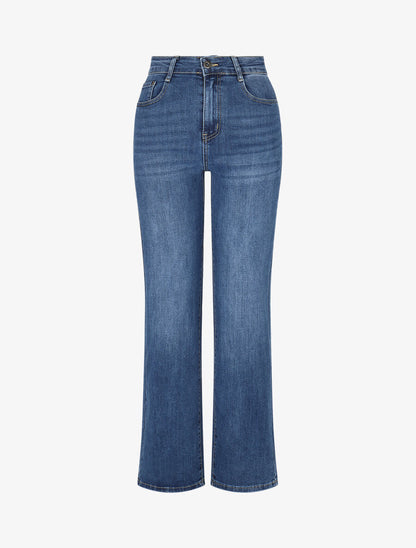 Jean classique coupe droite - Bleu - 1
