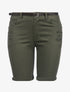Short uni lacéré - kaki - 3