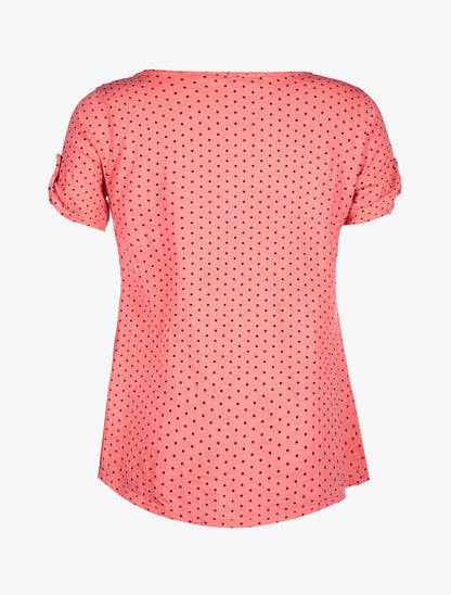 T-shirt motifs étoiles - rose - 2
