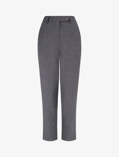 Pantalon droit chiné - Anthracite - 4