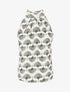 Top sans manches imprimé dandelion - Vert olive - 1