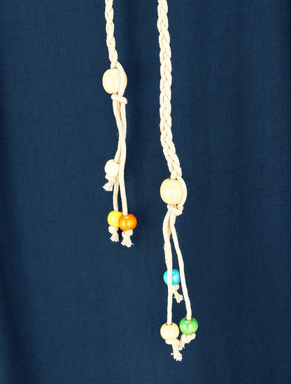 Gonna lunga a vita alta a campana - Blu