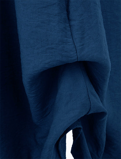 Gonna lunga a vita alta a campana - Blu